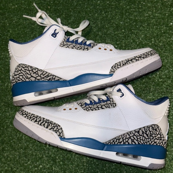 Air Jordan 3 “ Wizards” size 13 ** Worn 1x** - Picture 2 of 7